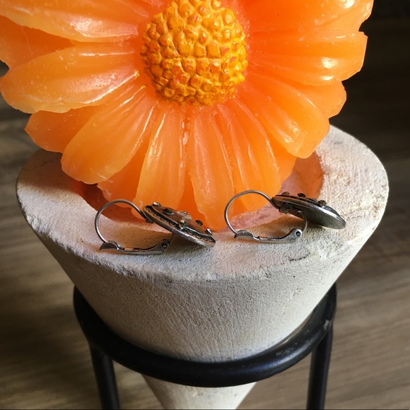 3 for 15! Vintage Silver Tone Crystal Earrings - Picture 3 of 8